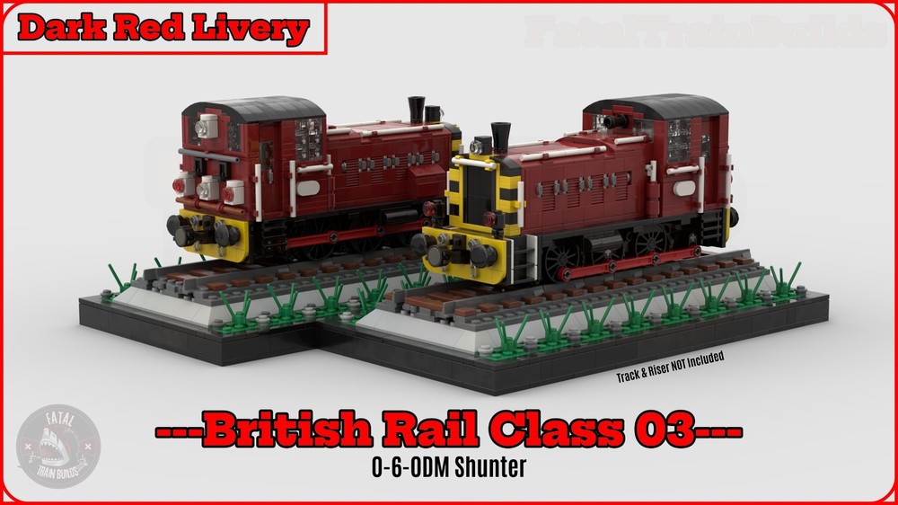 Lego (Dark Red) BR Class 03 (8W)