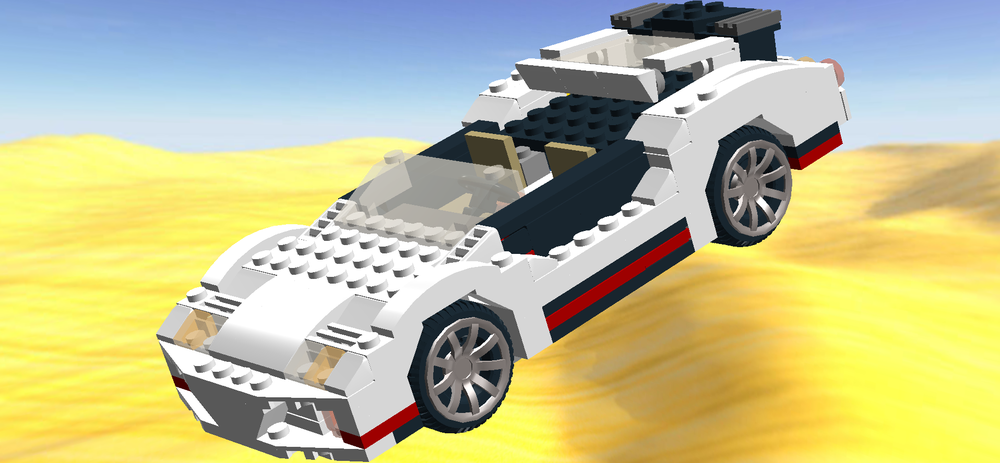 Lego 31006 alternate Convertible 'Supercar'