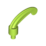Lego Headwear Accessory Plume / Feather Small with Pin / Lime
