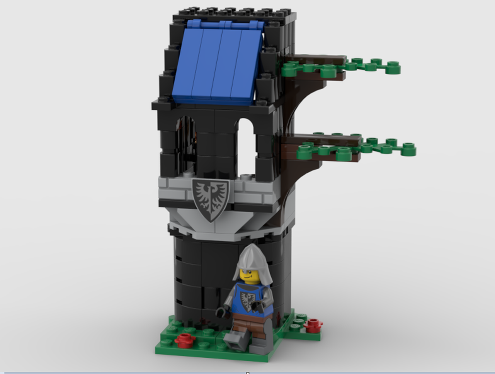 Lego A Medieval Tower in the Woods