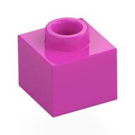 Lego Plate 1 x 1 x 2/3 with Open Stud / Dark Pink