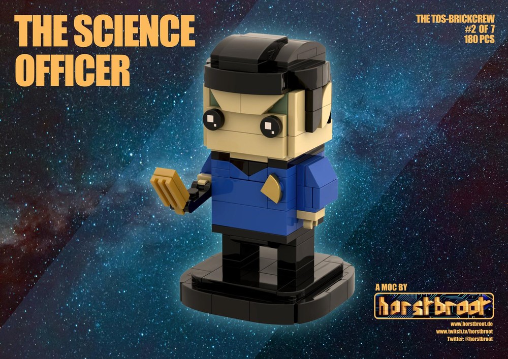 Lego The Science Officer | TOS Brickcrew #2 of 7