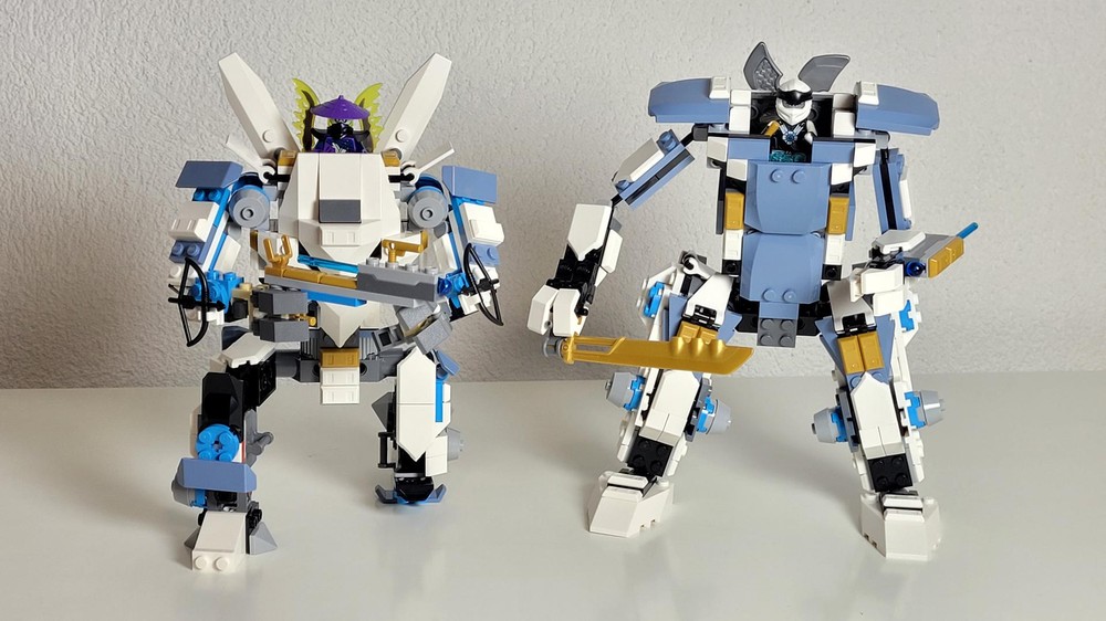 Lego 71738 Zane's Mech vs Ghoultar's Mech
