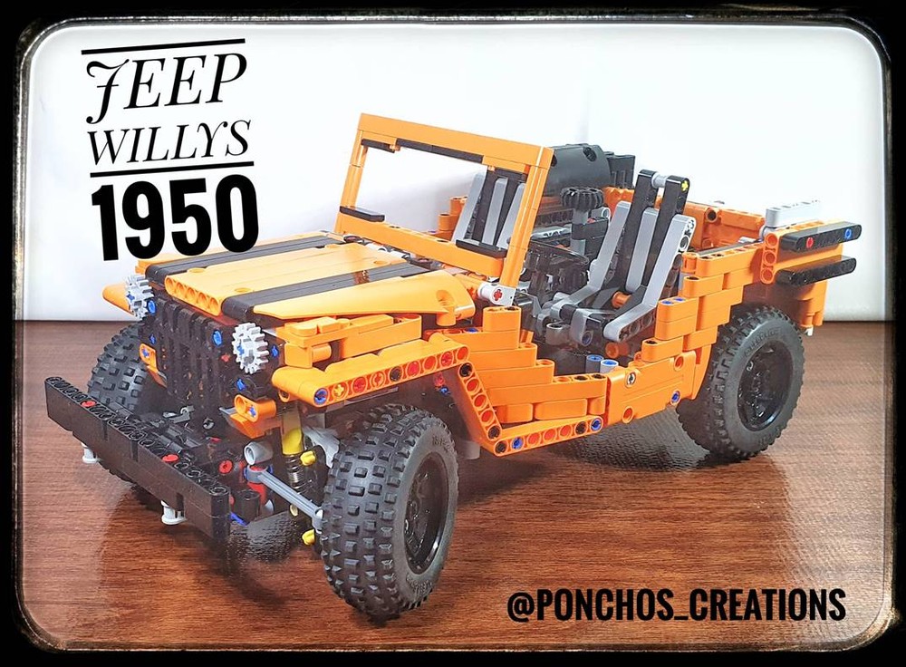 Lego JEEP WILLYS 1950 II 42126 MOC