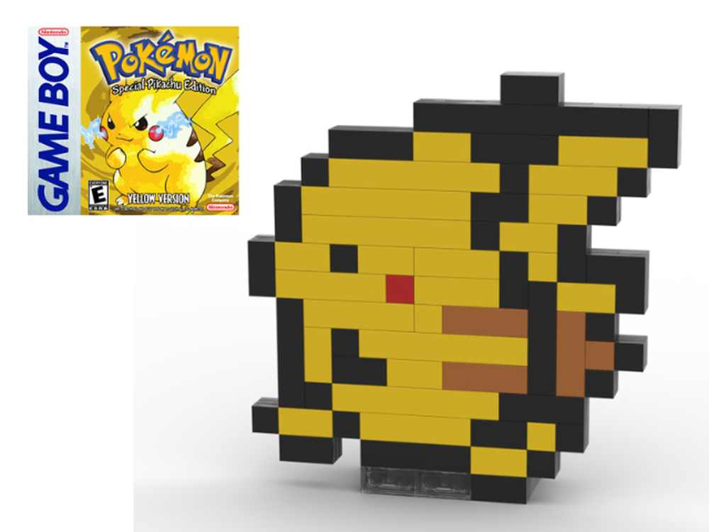 Lego Pikachu Game Boy Color Sprite