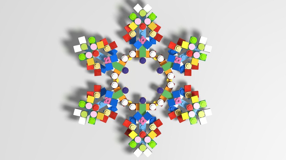 Lego Snowflake for Christmas - 2