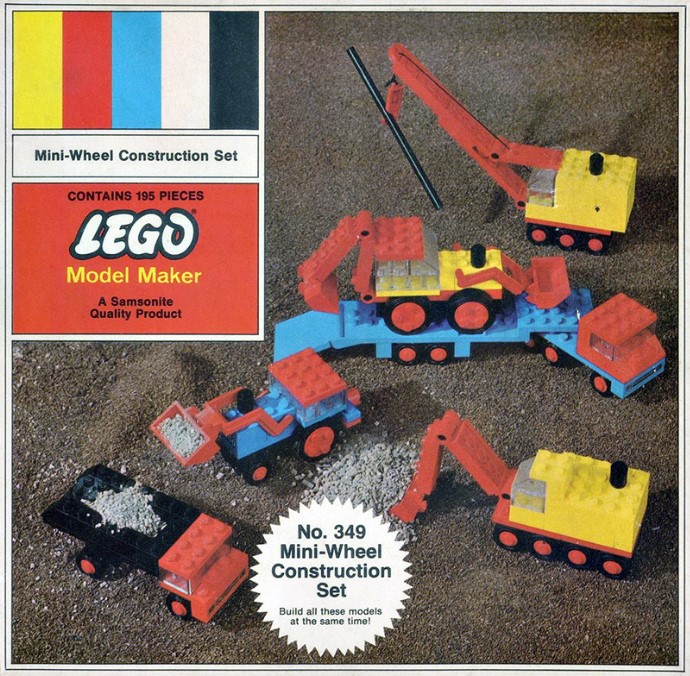 Lego Mini-Wheel Construction Set