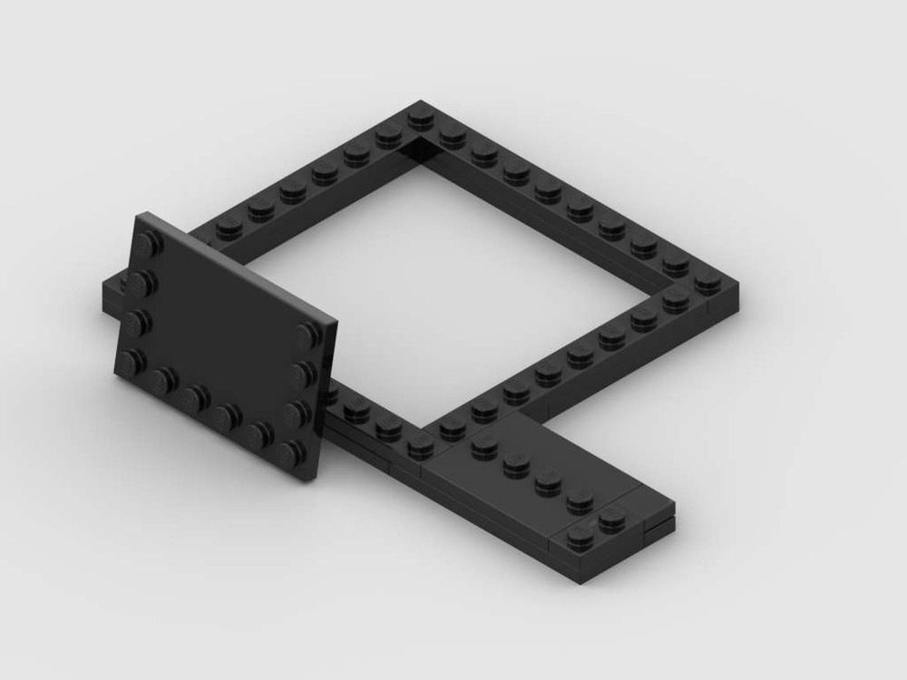 Lego Modified helmet stand for displaying minifigure and microfigure - style 2