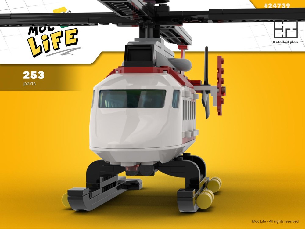 Lego Helicopter ambulance