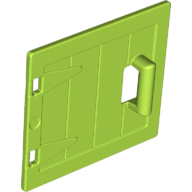 Lego Duplo Door / Lid, Wood Effect / Lime