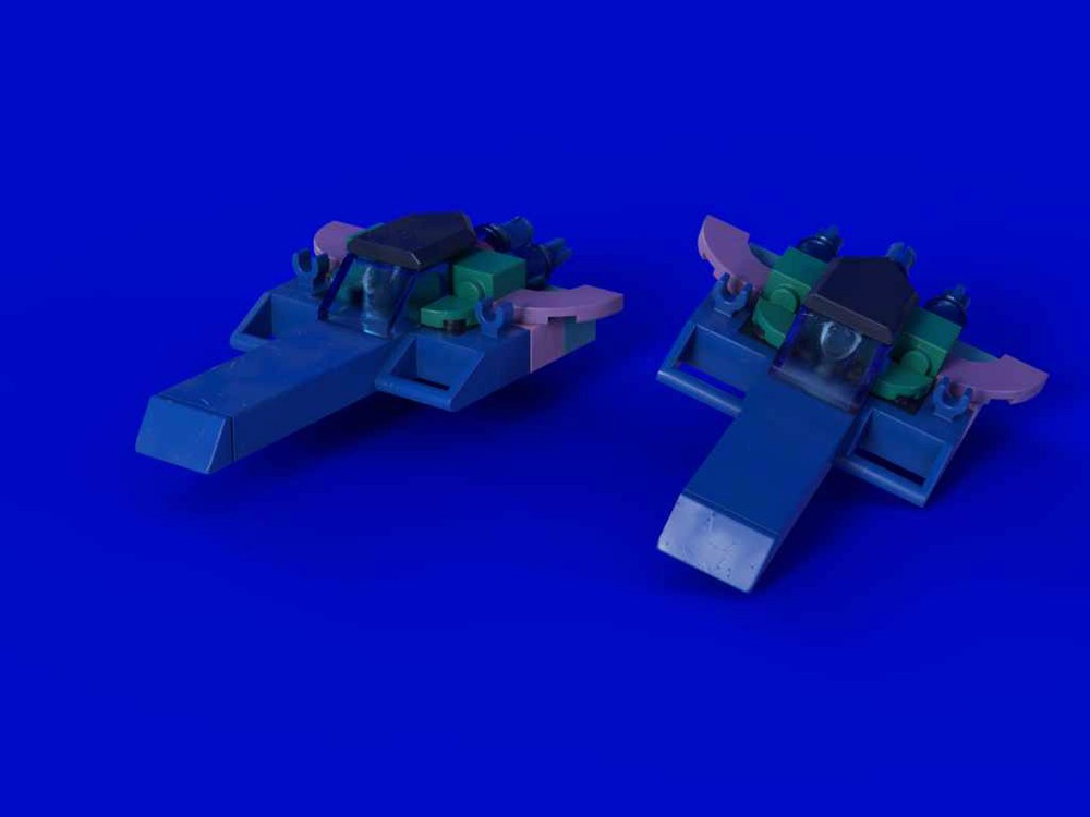 Lego Blue Spaceship