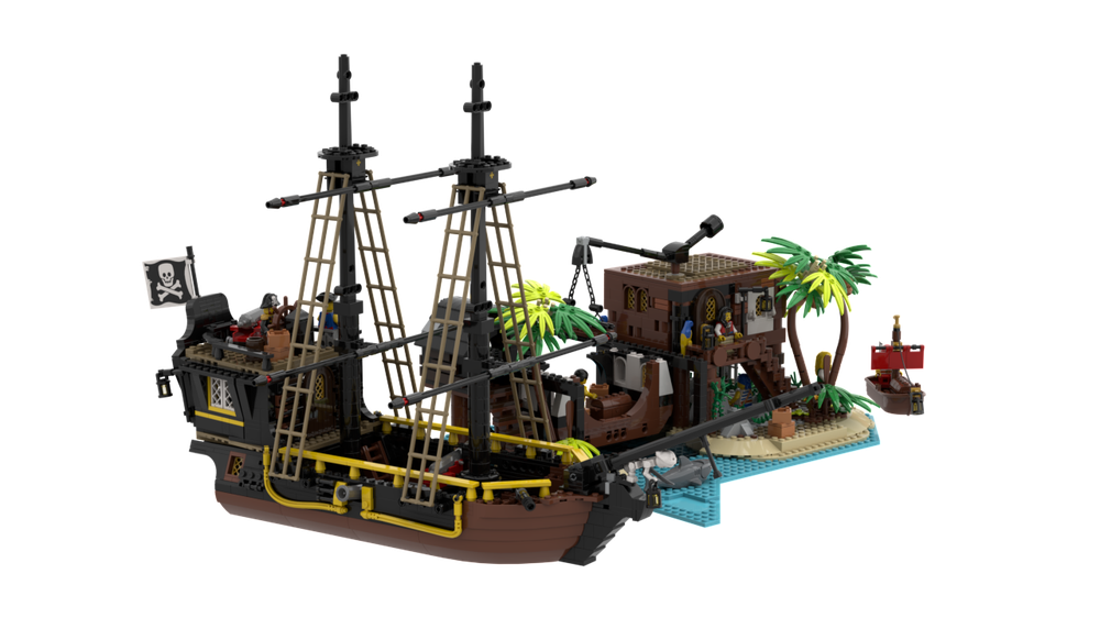 Lego 21322 - Pirate shipyard