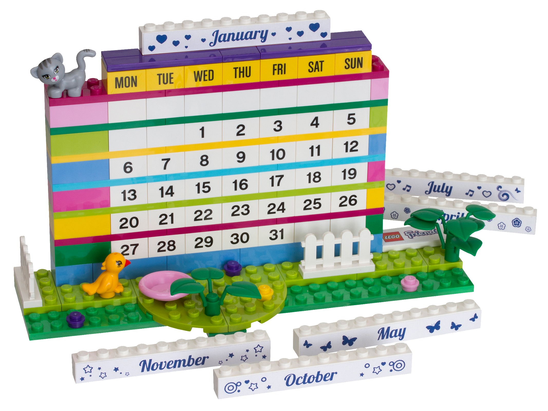 Lego Friends Brick Calendar