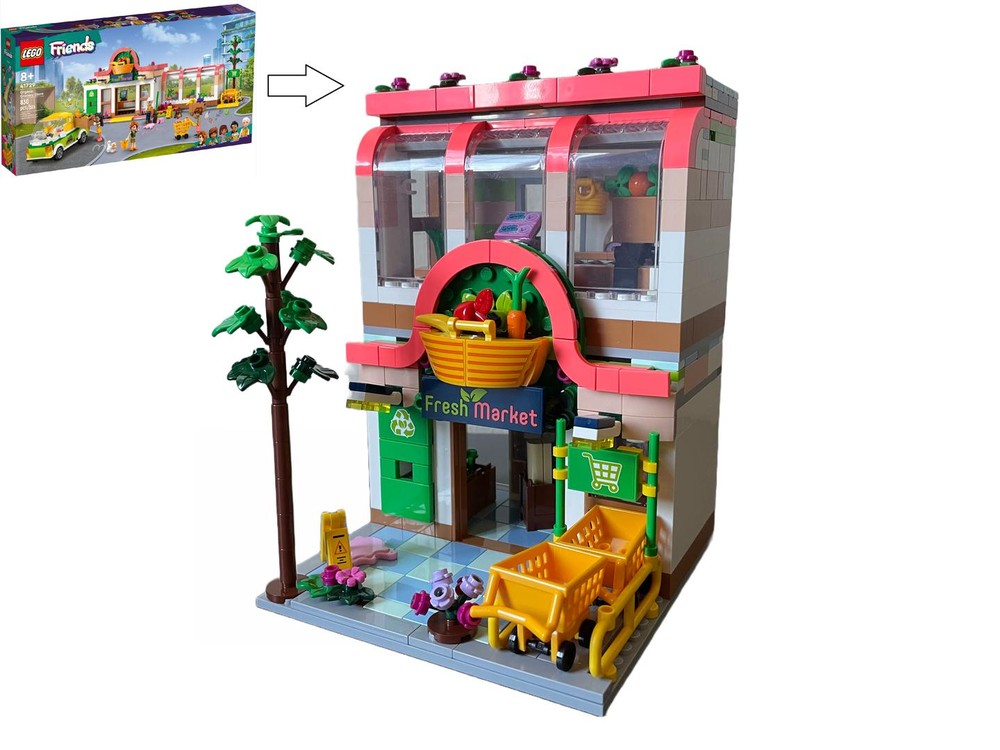 Lego Organic Grocery Store 41729 Modular Alternate build