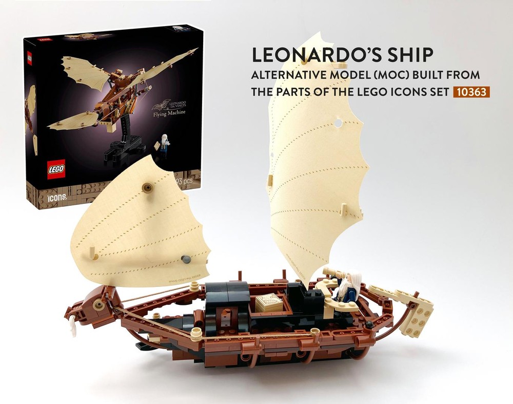 Lego 10363 Leonardo's ship