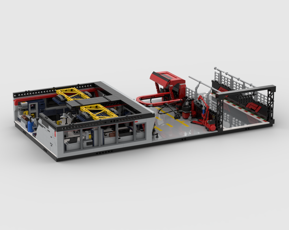 Lego Speed F1 pit Display