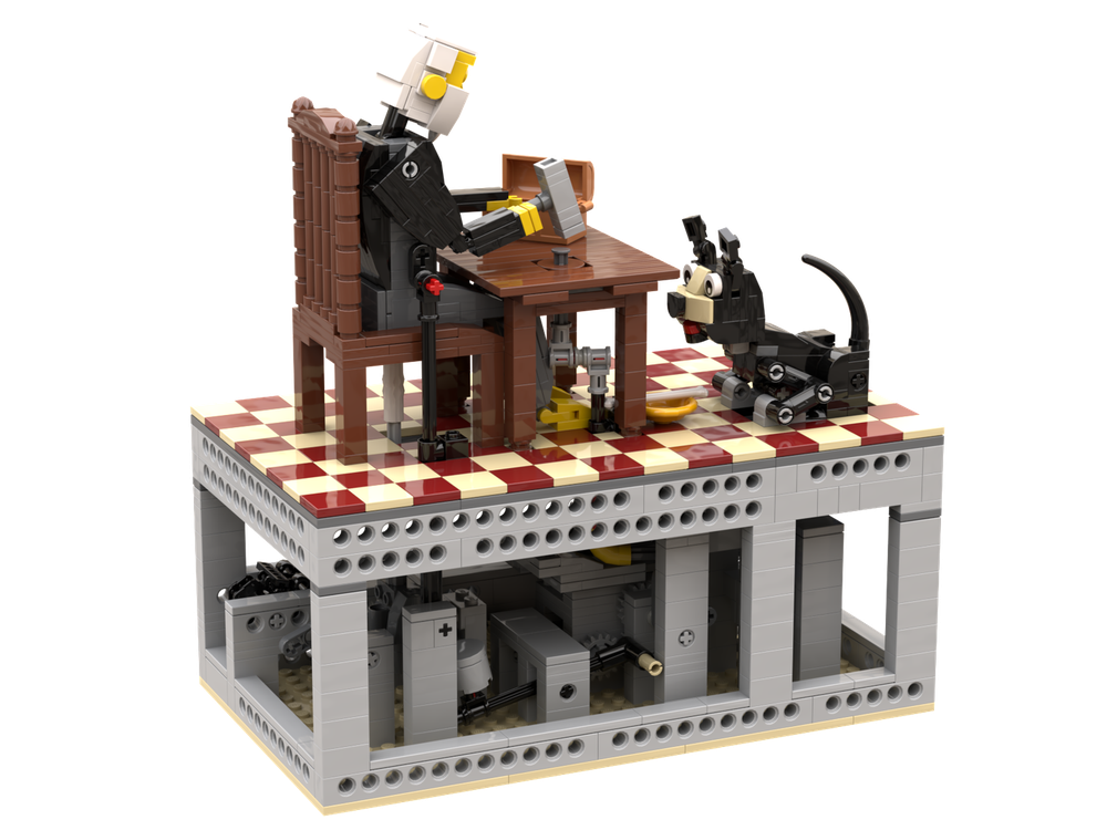 Lego Carpenter and his best friend dog