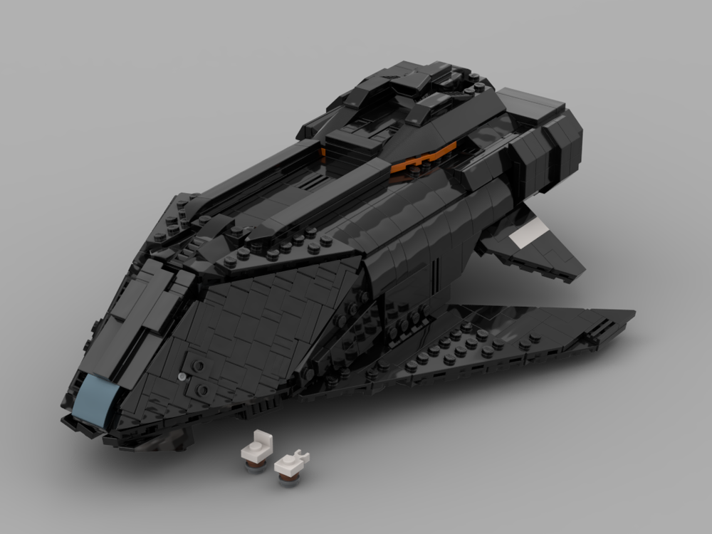 Lego 1:250 scale elite dangerous assault ship