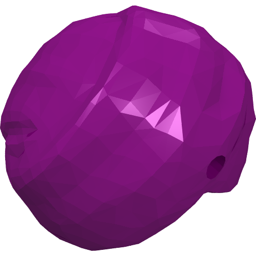Lego Hat Turban Wrap with Hole / Purple