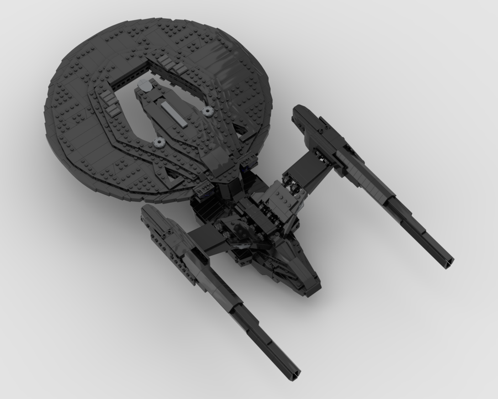 Lego Star Trek U.S.S. Vengeance Dreadnought Class Ship Model