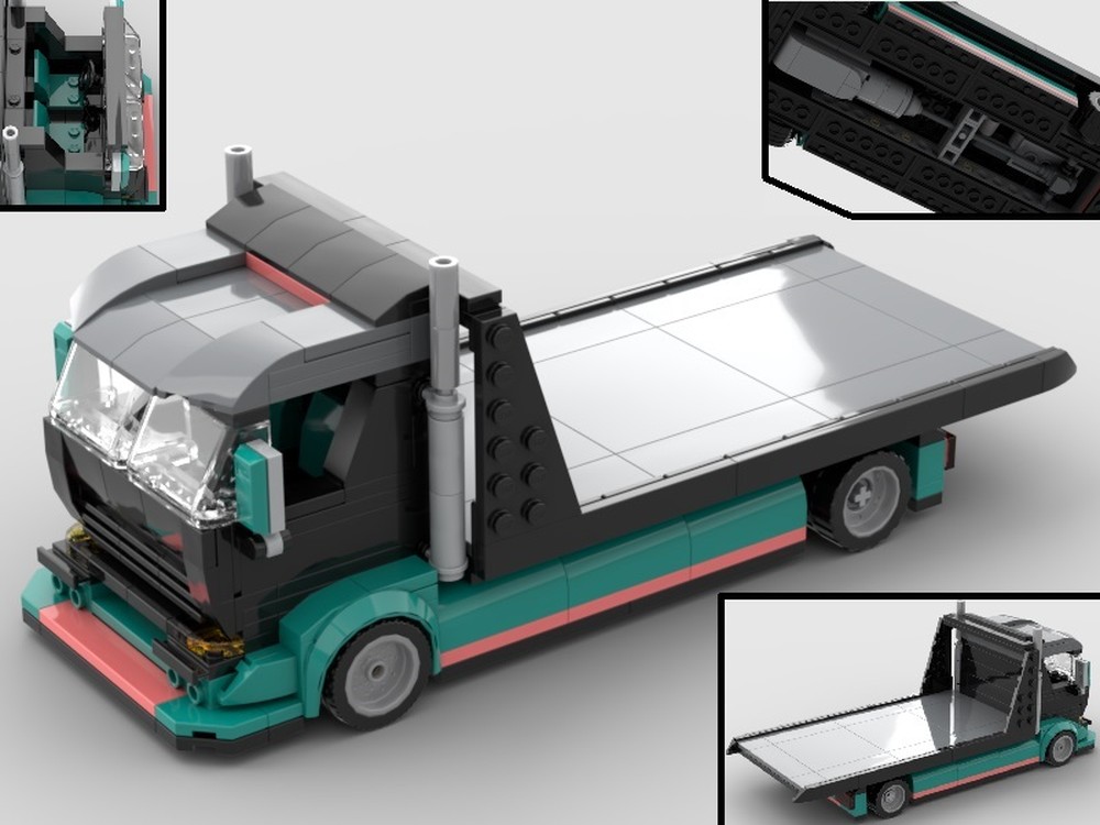 Lego Tow Truck 60406 upgraded to SpeedChampion