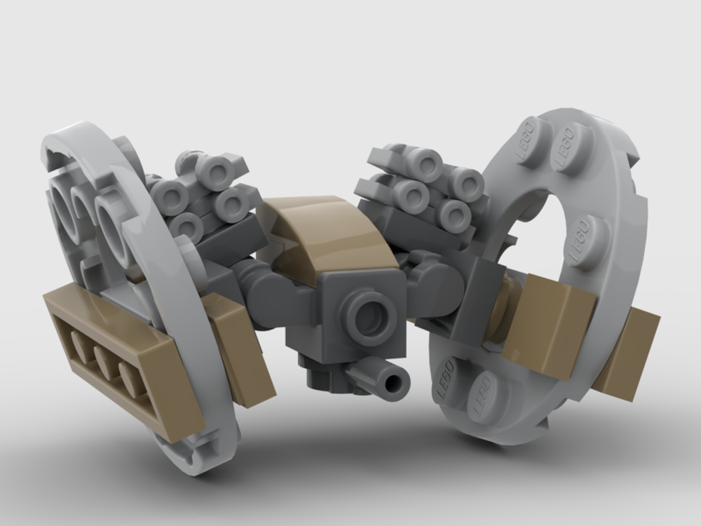 Lego micro scale hailfire droid