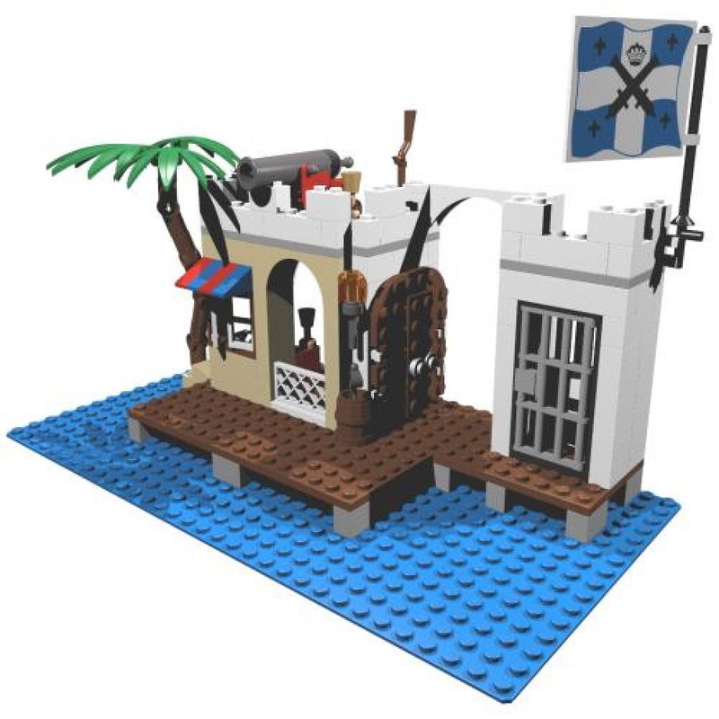 Lego 6267 Lagoon Lock-up: 2015 Edition