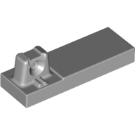 Lego Hinge Tile 1 x 3 Locking with 1 Finger on Top with Cutout / Light Bluish Gray