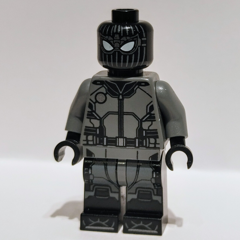 Lego Spider-Man in Black and Gray Outfit