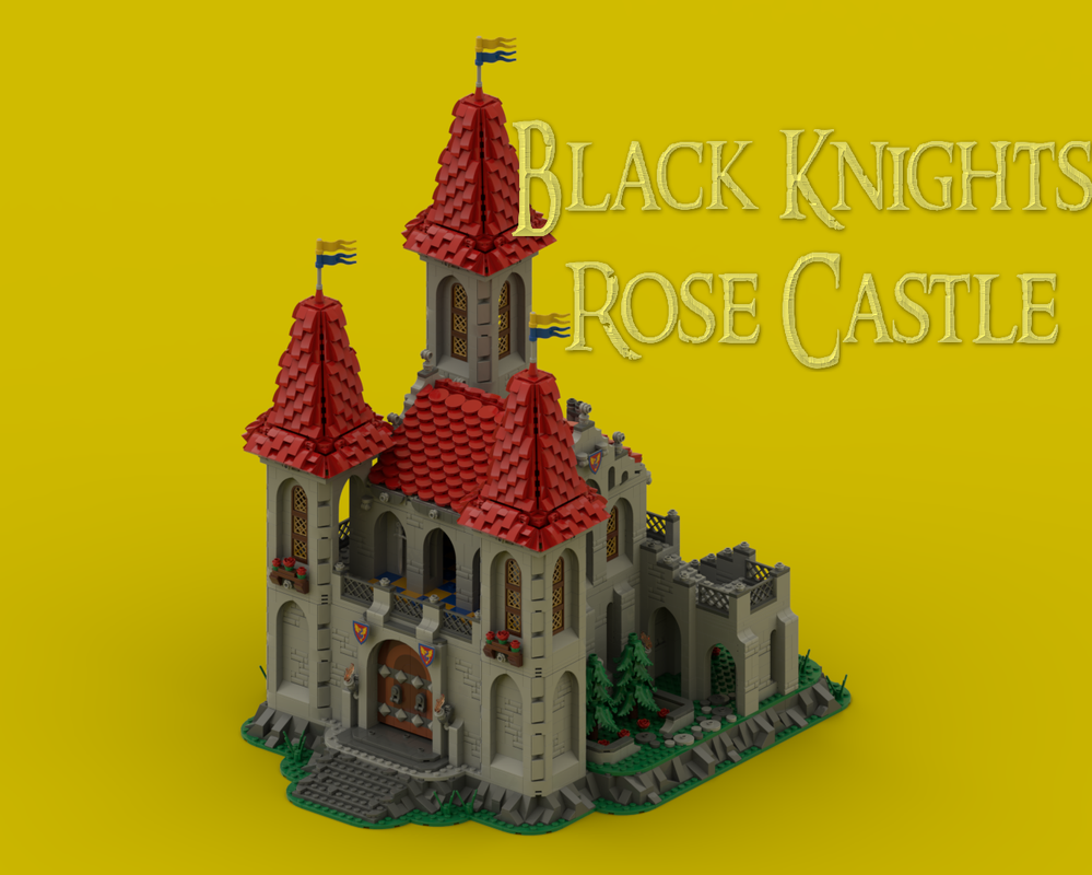 Lego Black Knights Rose Castle