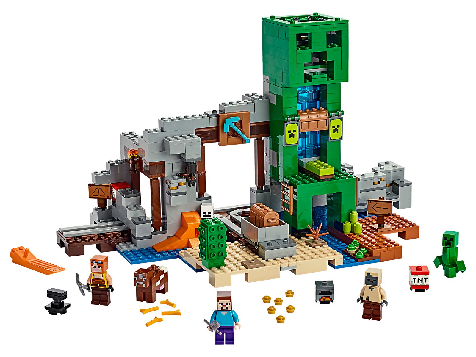 Lego The Creeper Mine