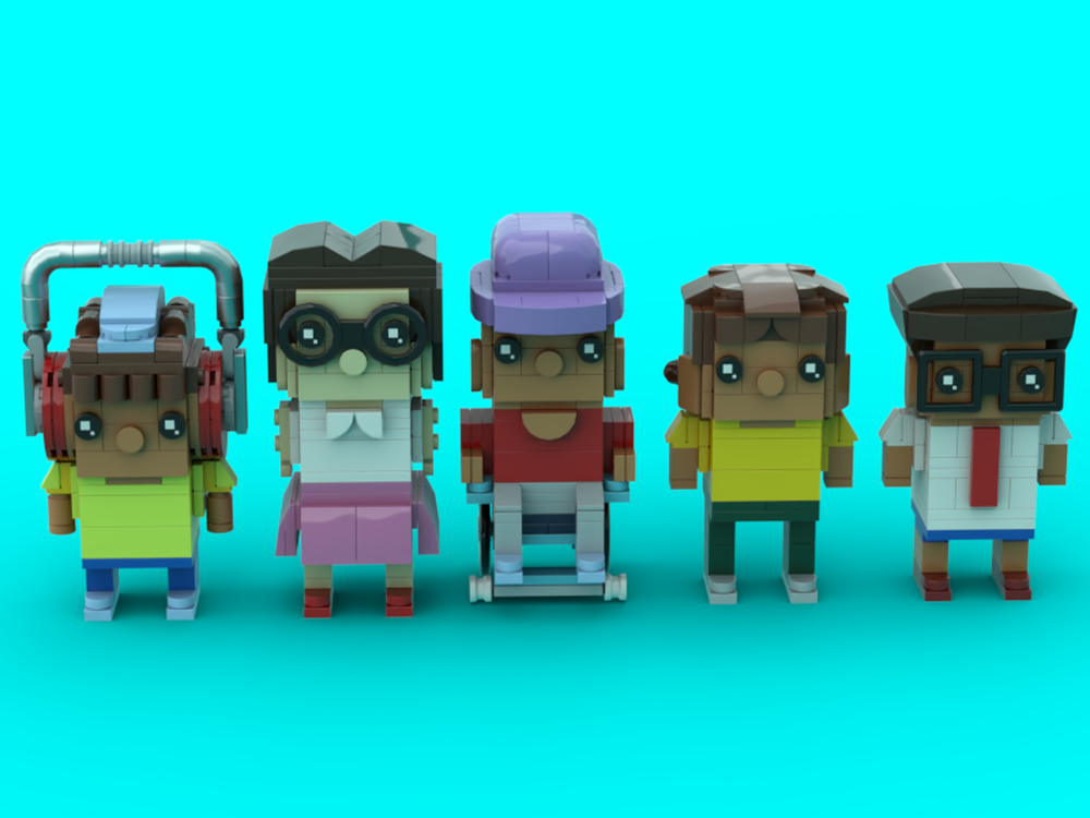 Lego Backyard Sports Series Brickheadz Set 1