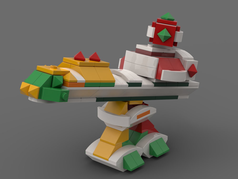 Lego Santa spaceship