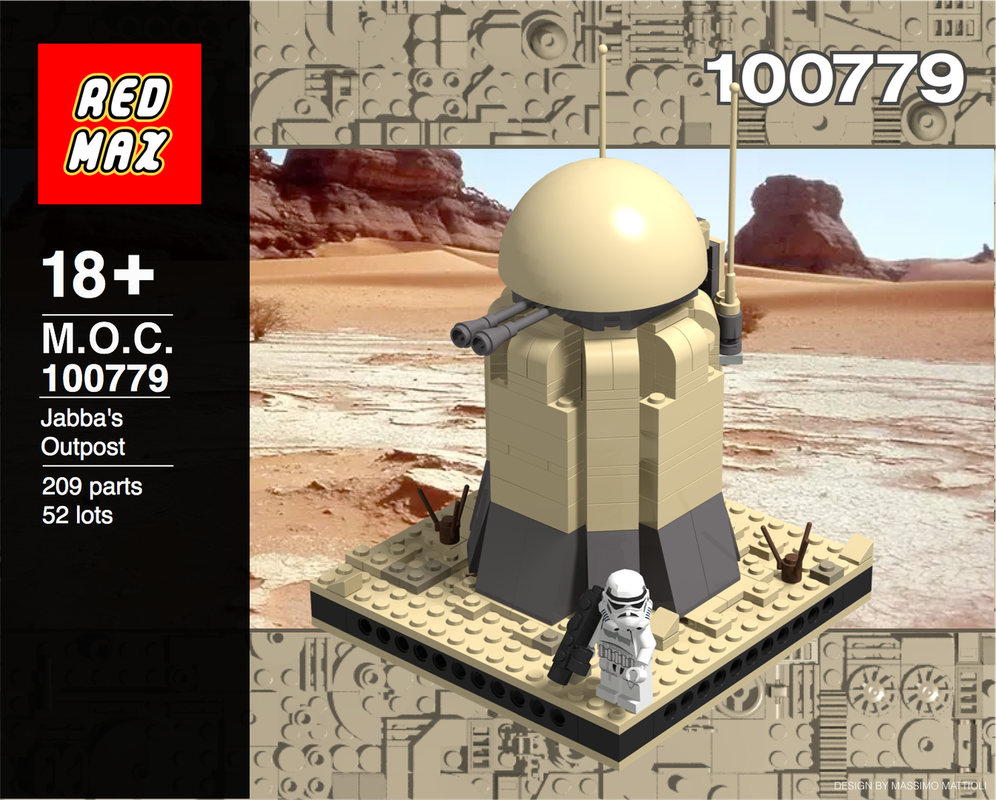 Lego Star Wars - Tatooine desert turret (or Jabba Outpost)