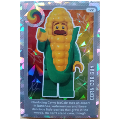 Lego Trading Card, Create the World Living Amazingly - Corn Cob Guy (Foil)
