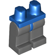 Lego Hips and Dark Bluish Gray Legs / Blue