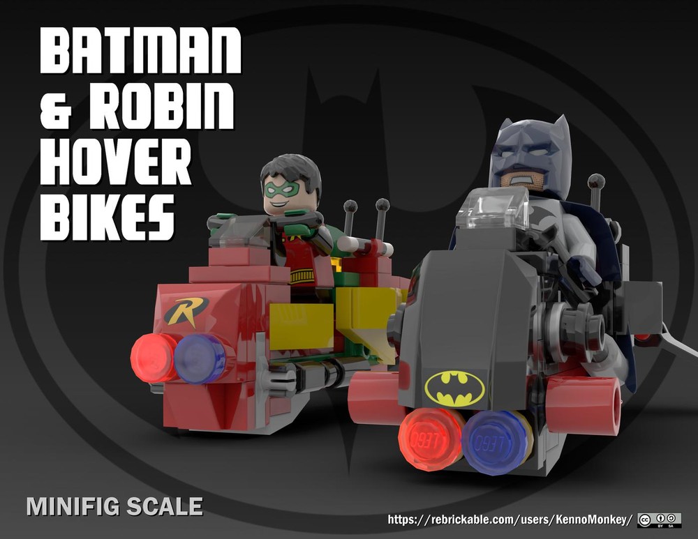 Lego Batman and Robin Hover Bikes