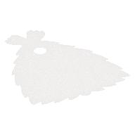 Lego Neckwear Cape, Jagged (Fur) with Collar / White