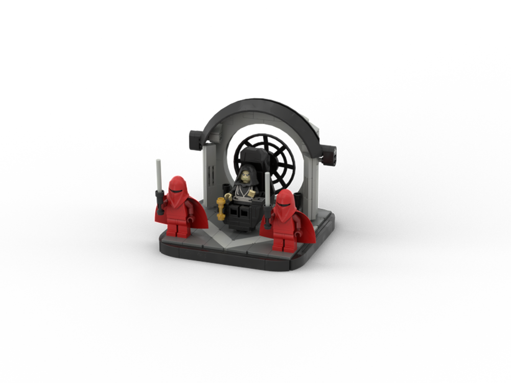 Lego Darth Sidious Throne diorama