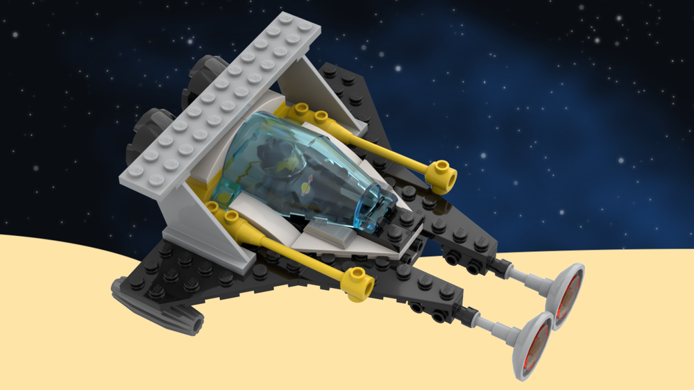 Lego Asteroid Missions: ONE MAN Explorer MOC 60354 (Space Missions)