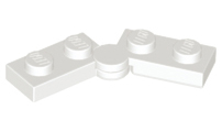 Lego Hinge Plate 1 x 4 Swivel (2429 / 2430) / White