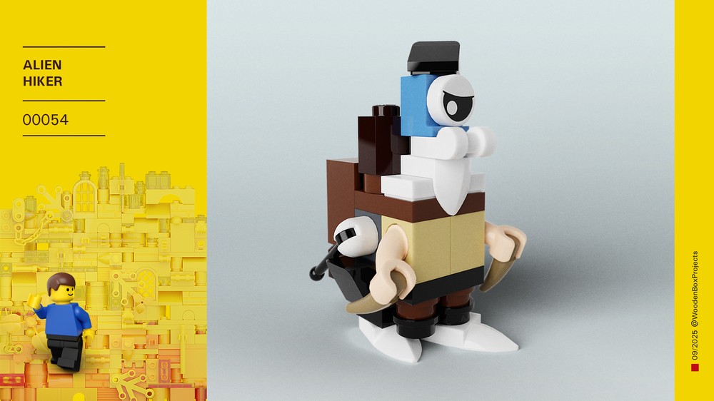 Lego Alien Hiker