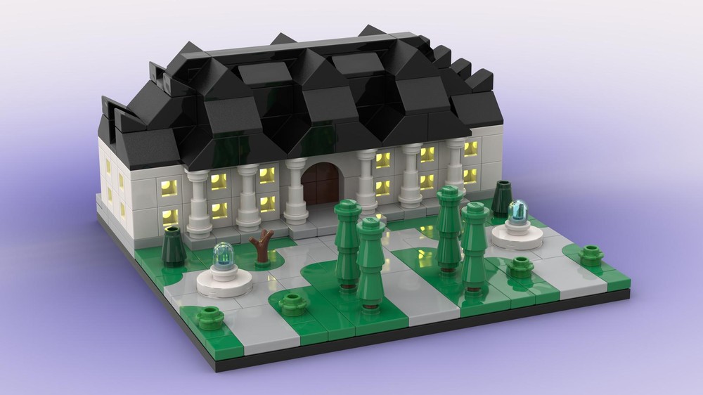 Lego Mansion Micro Scale
