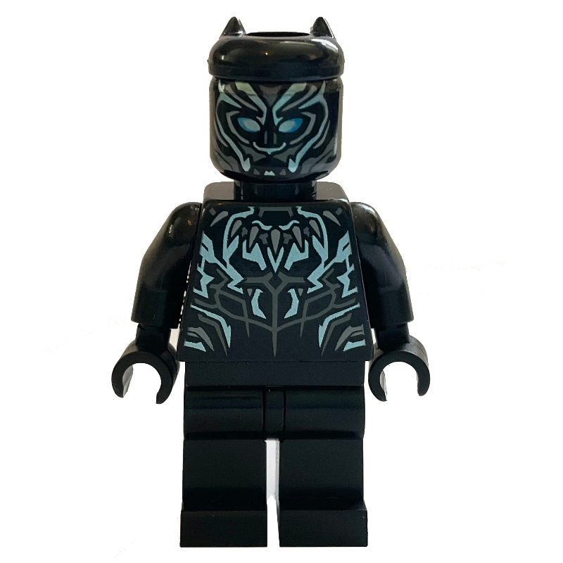 Lego Black Panther with Dark Azure Highlights