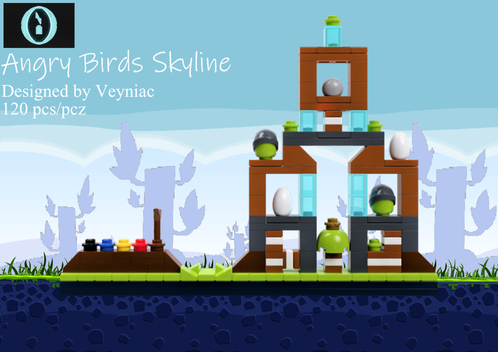 Lego Angry Birds Skyline
