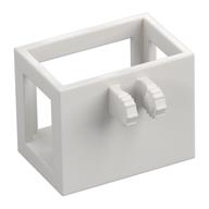 Lego Crane Basket 2 x 3 x 2 with Locking Hinge Fingers / White