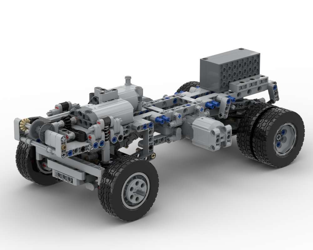 Lego 4x4 Truck chassis with optional winch