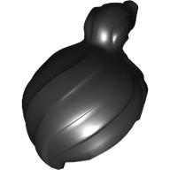 Lego Hair Ponytail Off-center [Plain] / Black