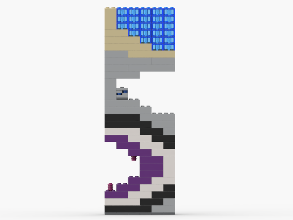 Lego 2D Amethist Geode