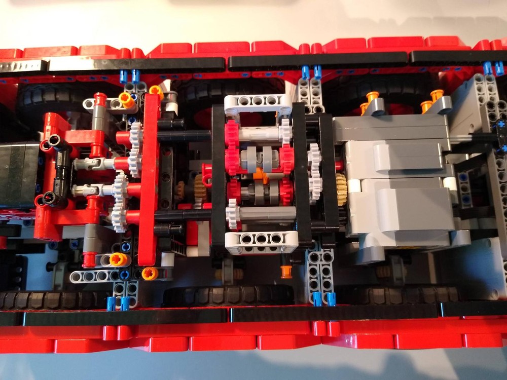 Lego 1 in 4 out powered-up gearbox